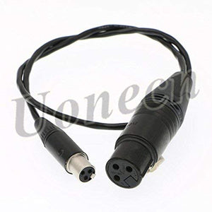 Mini XLR 3 Pin Female to 3 Pin Female Plug XL2 TA3-F Audio Cable Adapter Camera Video Assist for SD 442 Devices 688/788 20''