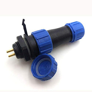 3 pcs SP13 IP68 Waterproof Connectors 2 Pin LED High Power 2 Pin Power Plug Connector Circular Kit Male Plug Female Socket