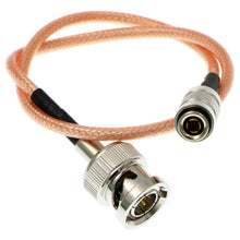 Load image into Gallery viewer, DIN 1.0/2.3 Mini BNC to HD SDI BNC RG179 75ohm RF Coaxial Cable Video Cable for Blackmagic HyperDeck Shuttle
