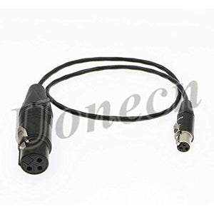 Mini XLR 3 Pin Female to 3 Pin Female Plug XL2 TA3-F Audio Cable Adapter Camera Video Assist for SD 442 Devices 688/788 20''