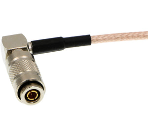 HD SDI DIN 1.0/2.3 Right Angle to BNC Female RG179 Cable for Blackmagic HyperDeck Shuttle 75ohm 12''