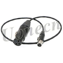 Load image into Gallery viewer, Mini XLR 3 Pin Female to 3 Pin Female Plug XL2 TA3-F Audio Cable Adapter Camera Video Assist for SD 442 Devices 688/788 20&#39;&#39;
