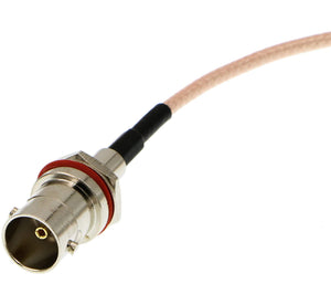 HD SDI DIN 1.0/2.3 Right Angle to BNC Female RG179 Cable for Blackmagic HyperDeck Shuttle 75ohm 12''