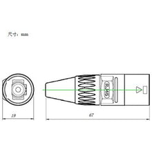 Load image into Gallery viewer, RJ45 Connectors IP65 Ethernet Cable Waterproof Plug Panel Mount Shielded Dust-Proof LED Connector 3 Pcs
