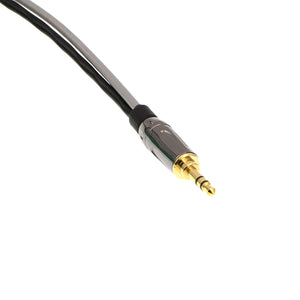 Cable Aux 3.5mm TRS Male to Male BNC Stereo Audio Breakout Cord for Zaxcom IFB Erx Time Code for Red Camera