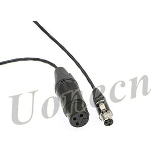 Mini XLR 3 Pin Female to 3 Pin Female Plug XL2 TA3-F Audio Cable Adapter Camera Video Assist for SD 442 Devices 688/788 20''